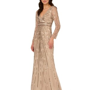 ชุดราตรีสีทอง-สีครีม อก 36/ เอว 30/ สะโพก 40